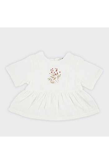 LC Waikiki Girl's Embroidery Detailed Blouse