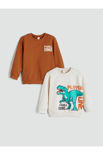LC Waikiki Crew Neck Printed Boys' Sweatshirt