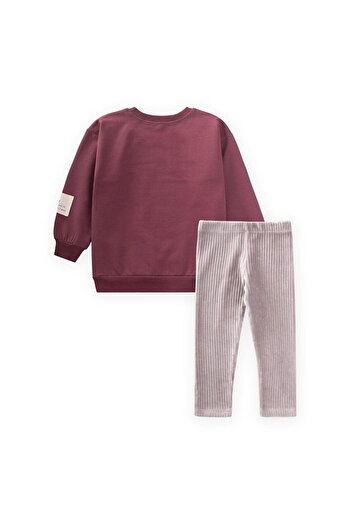 LC Waikiki Sweatshirt 2-10 Years Plum