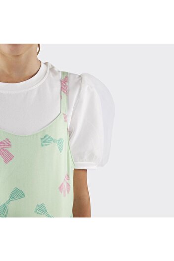 LC Waikiki Girls' Patterned Two-Piece Dress