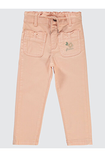 LC Waikiki Girls' Pants 2-5 Years Salmon