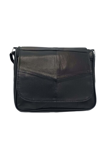 EVoStyle Women's Bag Lucia R45-N4, Leather, Black