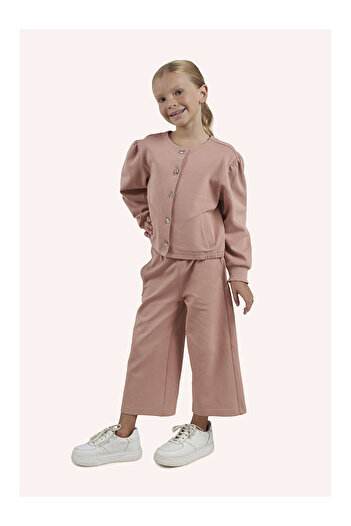 LC Waikiki Girl's Buttoned Cardigan