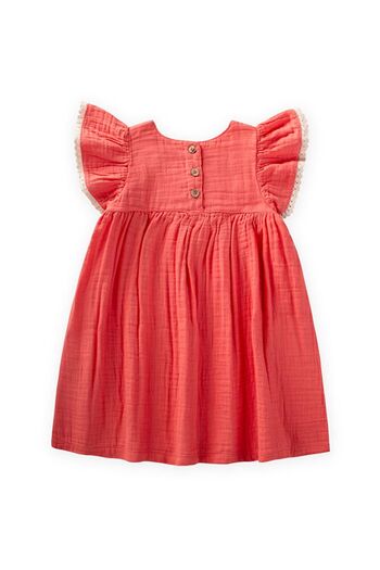 LC Waikiki Girl's Embroidered Muslin Dress