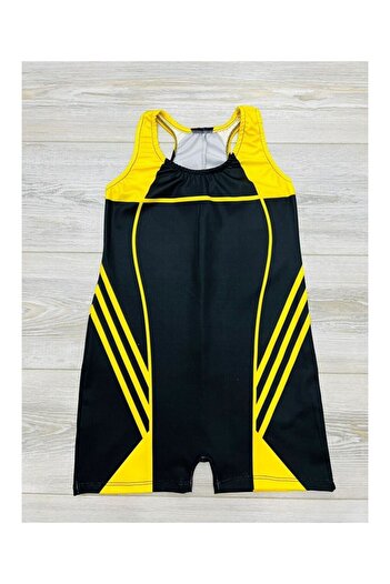 LC Waikiki Girls' Swimsuit with Swim Shorts