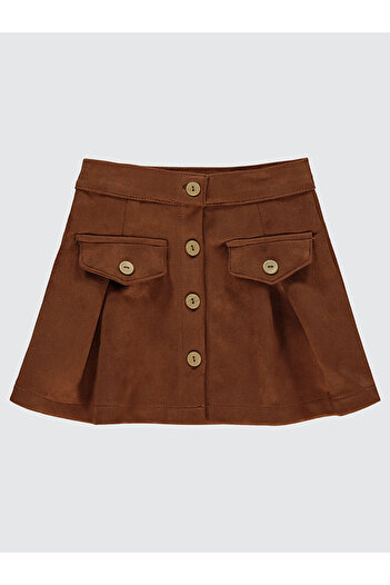 LC Waikiki Girl's Skirt 2-5 Years Old Tan