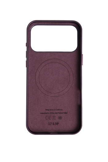 WATCHOFROYAL Bexocase iPhone 17 Pro Max Purple Leather Case with Magsafe Feature
