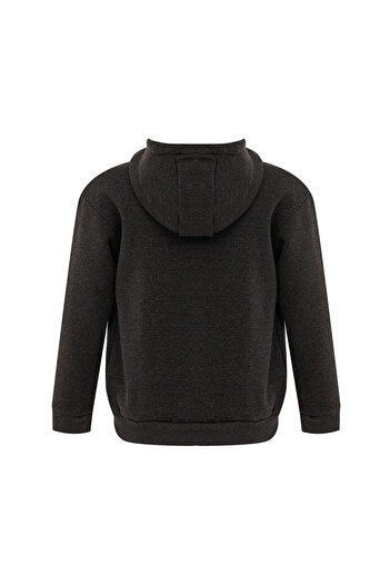 LC Waikiki Ku Basic 18Kds01 4Pr Anthracite Boys' Tracksuit Top