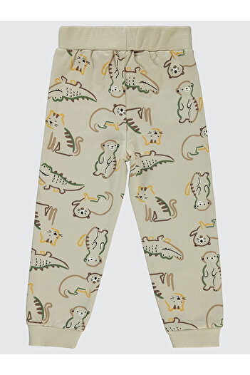 LC Waikiki Boys Boys' Sweatpants 2-5 Years Green