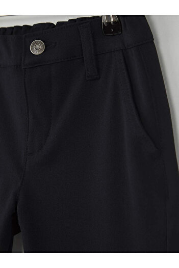 LC Waikiki Navy Blue Boys' Basic Regular School Woven Trousers