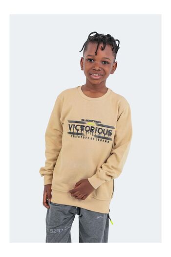 LC Waikiki Duna Unisex Children's Sweatshirt Beige