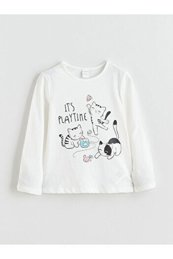 LC Waikiki Crew Neck Girl's T-Shirt