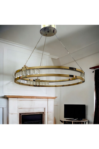 Asateer Modern golden chandelier, diameter 60 cm