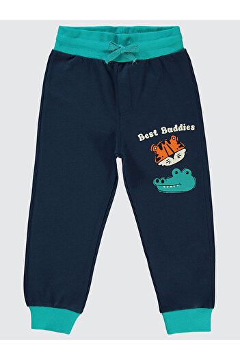 LC Waikiki Boys' Sweatpants 2-5 Years Soft Navy Blue