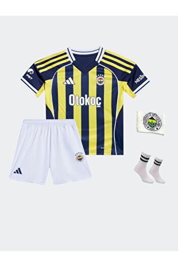 Forma F^êner.bâhçe 2025/2026 Yeni Sezon Çubuklu KEREM AKTÜRKOĞLU 9 Çocuk Futbol Forması 4 Lü Set