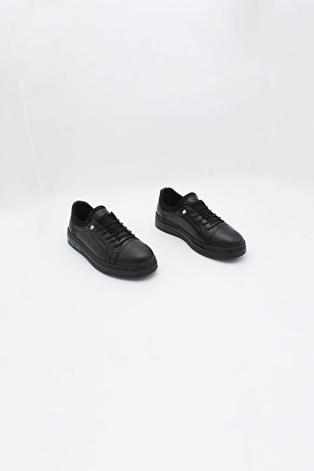 ENDİCAN 234 1980 Men's Genuine Leather Shoes Black Nappa