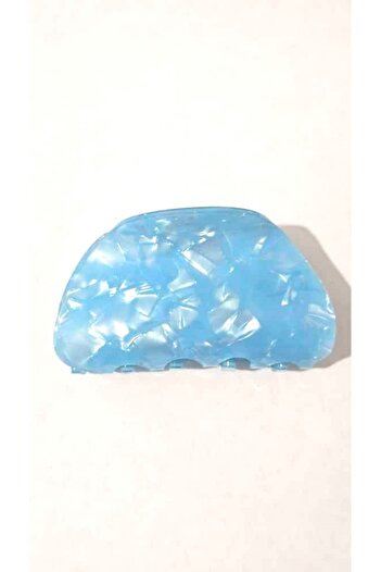 cityvision Blue Glitter Shell Model Acetate Hair Clip 7 cm – Stylish and Durable