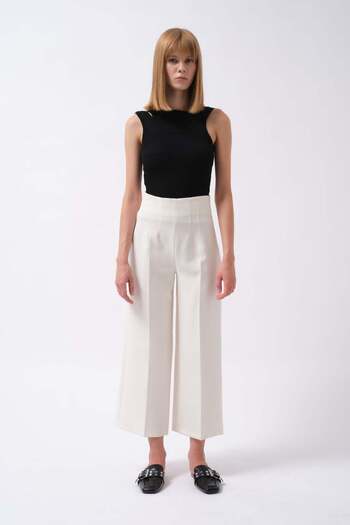 Maxi modena Cutout Ribbed Black Blouse - L