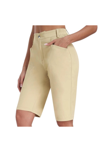 OEM Women's Breathable 4-Pocket Sports Pants, Khaki 2XL