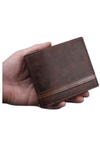 VEYA New men's wallet with multiple pockets and features, attractive and in European and American style, short and casual