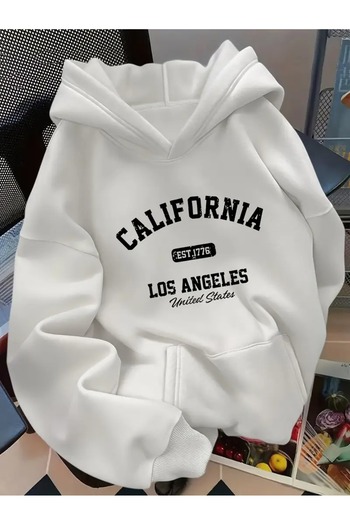 CLASİVA Hooded Sweatshirt 3-Thread Comfortable Stylish Design Oversize Unisex New Season