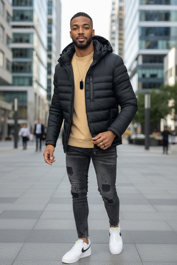 dehaine Men's winter jacket, casual, 5208a