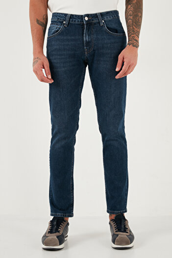 Buratti Cotton Regular Fit Normal Waist Pipe Leg Jeans Men's Denim Pants 2211C35Parma
