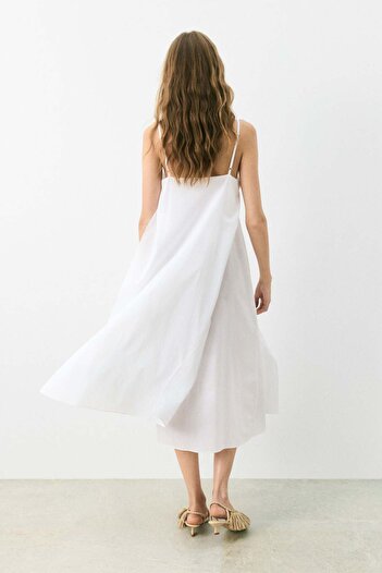 H&M Embroidered strappy dress