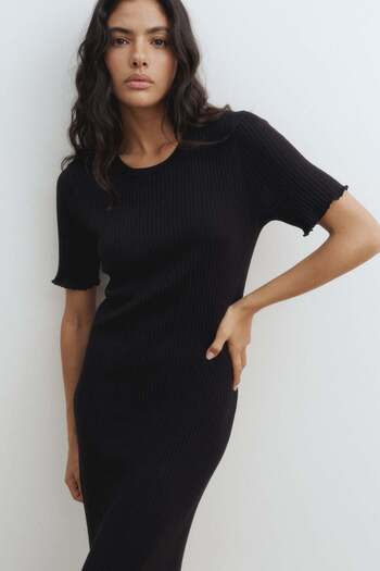 H&M Rib-knit T-shirt dress