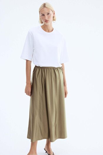 H&M Drawstring-detail skirt