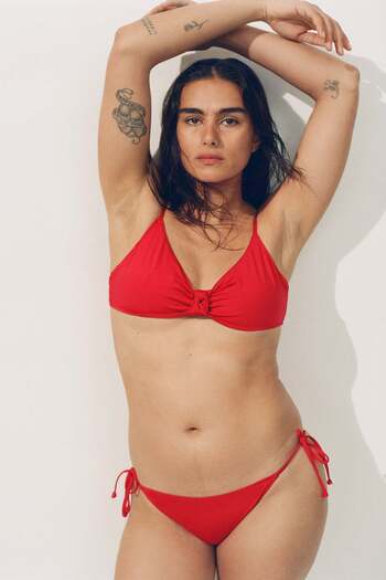 H&M Knot-detail padded bikini top