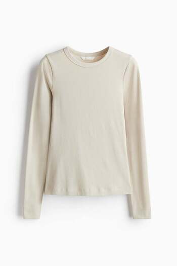 H&M Ribbed modal-blend top