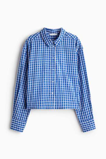 H&M Short cotton poplin shirt