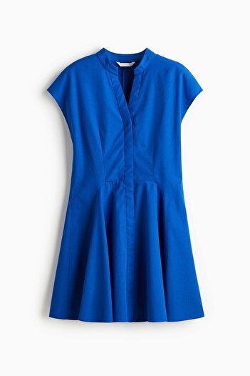 H&M Flared poplin dress