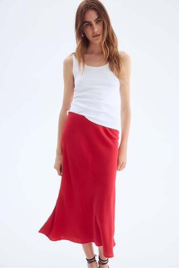 H&M Flared slip skirt