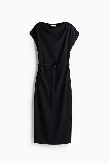 H&M Draped belted dress