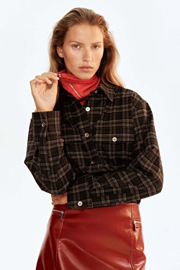 H&M Oversized flannel shirt