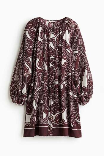 H&M Oversized tie-belt dress