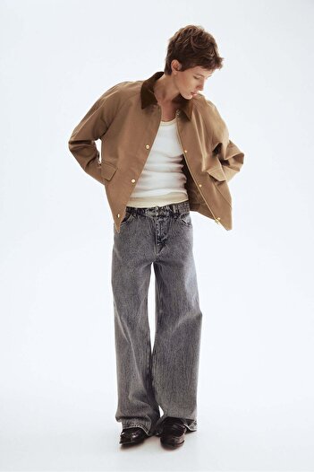 H&M Corduroy-collar jacket