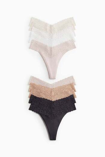 H&M 10-pack lace thong briefs