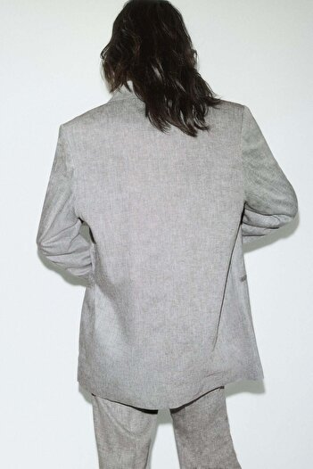 H&M Linen-blend blazer