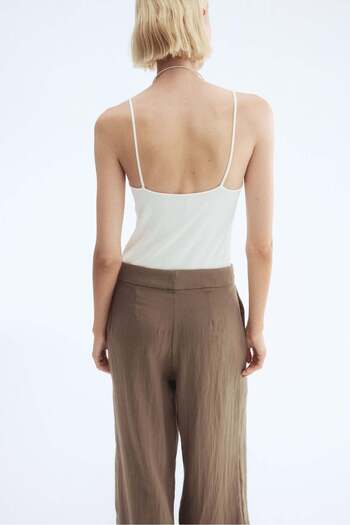 H&M Wide twill trousers