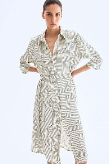 H&M Belted shirt dress
