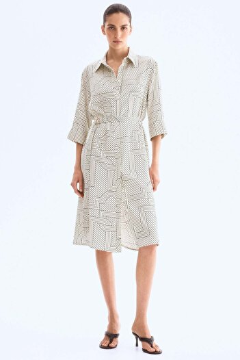 H&M Belted shirt dress