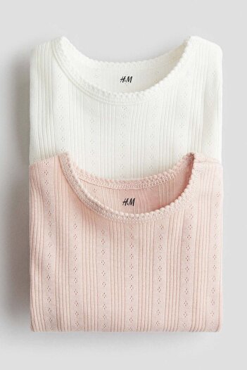 H&M 2-pack long-sleeved bodysuits