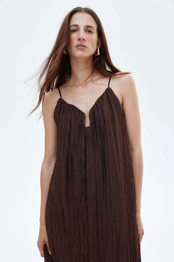 H&M Crinkled strappy dress