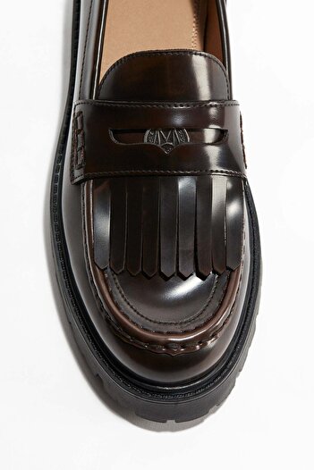 H&M Fringe-trimmed loafers