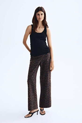 H&M MAMA Wide twill trousers