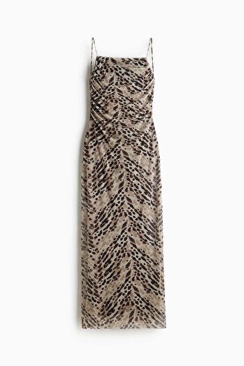 H&M Draped mesh strappy dress