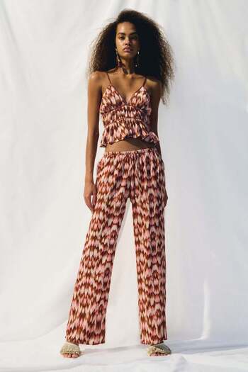 H&M Straight drawstring trousers